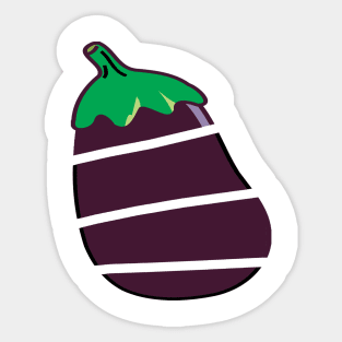 Sliced ​​eggplant Sticker